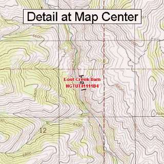   Map   Lost Creek Dam, Utah (Folded/Waterproof)