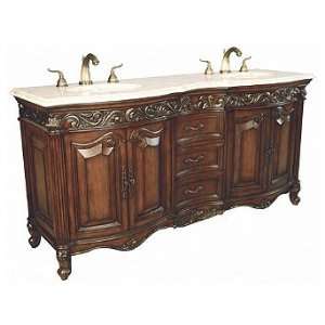  Lorient Double Sink Chest   Brown   Frontgate
