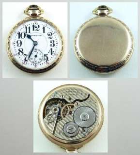 Vintage 10K Gold Filled Hamilton 21 Jewels Pocket Watch c. 1930  