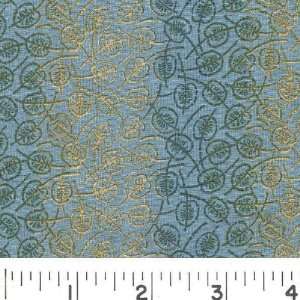    45 Wide PALLIMA   GREEN Fabric By The Yard Arts, Crafts & Sewing