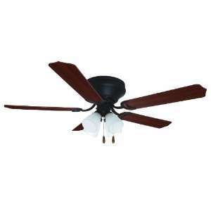 Litex BRC52ORB5C Brilliante Collection   52 Ceiling Fan, Oiled Rubbed 