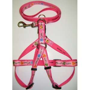  Pink Step In Lead and Harness set *Large*