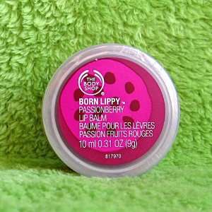  Body Shop Born Lippy Passionberry Lip Balm Health 