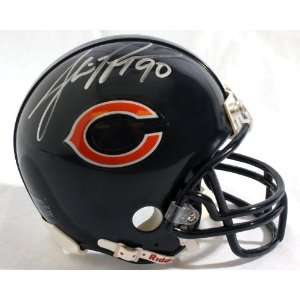 Julius Peppers Autographed Mini Helmet   GAI   Autographed NFL Mini 