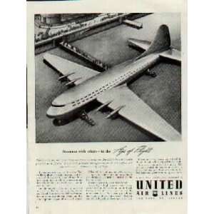 Business with wings, in the Age of Flight  1942 United Air Lines 