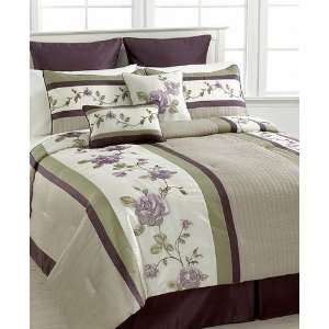  Extreme Linens Rosemont Queen 8 Piece Comforter Bed In A 