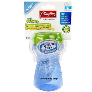  Playtex Baby Lil Gripper Twist n Click Spoutless Cup, 9 