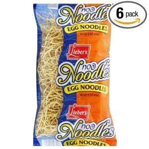Liebers Thin Noodles, 9 ounces (Pack of 6)  Grocery 
