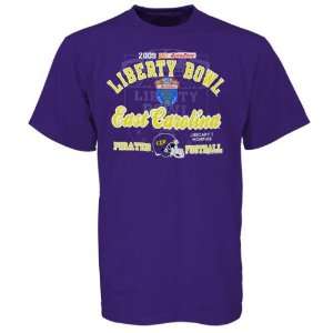   Pirates Purple 2009 Liberty Bowl Bound T shirt