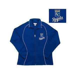Kansas City Royals Womens Inspired Full Zip Fleece by Antigua Sport 