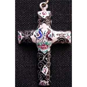   Hand Painted Armenian Christian Cross Mina Karee 