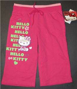 NEW GIRLS 5 HELLO KITTY PINK SHORTS JACKET OUTFIT SET  