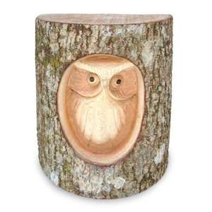  Wood sculpture, Owl in a Tree