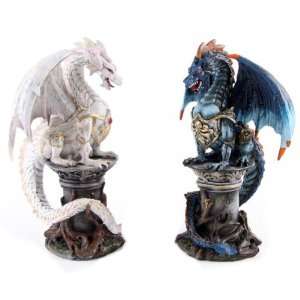  Legends of Avalon Exquisite Dragon Perched on Pillar 