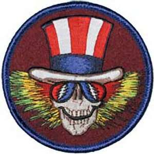   THE GRATEFUL DEAD UNCLE SAM EMBROIDERED PATCH Arts, Crafts & Sewing