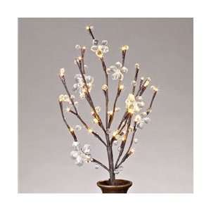  LED Lighted Bendable Branch, 20, Petal Flowers, Battery 