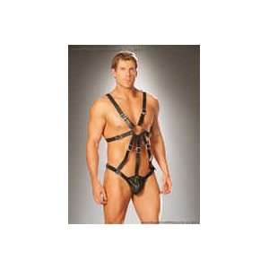  Leather harness Black One Size Leather