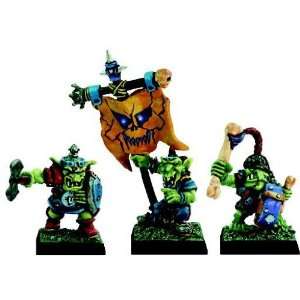  Fenryll Miniatures Goblin Command (3) Toys & Games