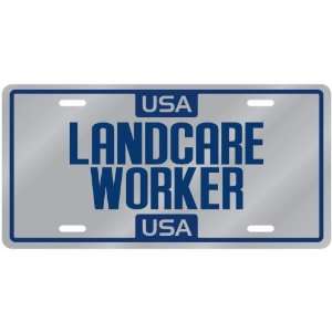  New  Usa Landcare Worker  License Plate Occupations 