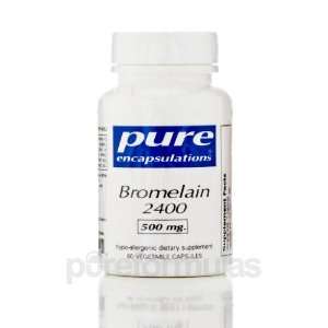  Pure Encapsulations Bromelain 2400 500 mg. 60 Vegetable 