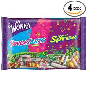 Wonka Sweetarts and Spree Easter Bag, 20.0 Ounce (Pack of 4)  