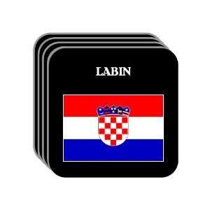  Croatia (Hrvatska)   LABIN Set of 4 Mini Mousepad 