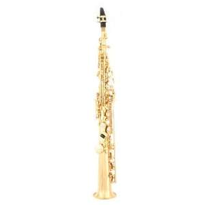  LA Sax BIG LIP Soprano Saxophone in a Gold Lacquer 
