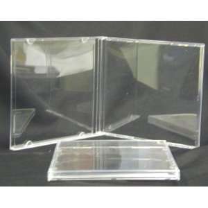  10 x Clear CD Jewel Boxes (Empty Replacement Cases 