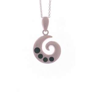  Silver Koru with Jade Toys & Games