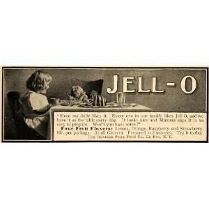  1903 Ad Genesee Pure Food Co. Jell O Dessert Child Doll 