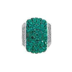 Lovelinks® by Aagaard   Sterling Silver Sparkling Emerald Crystal 
