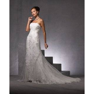  White/Black Size 14 w/ Matching Veil Formal Bridal Gown Wedding Dress