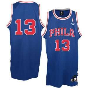 Reebok Philadelphia 76ers #13 Wilt Chamberlain Royal Blue Youth Soul 
