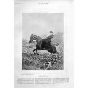  Going Well 1894 Print Lady Fox Hunting