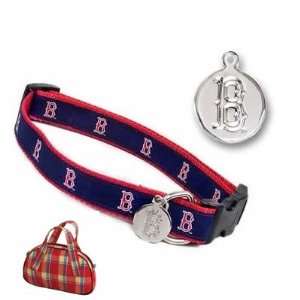 Red Sox Collar   Sporty Dog Collar   Small With Purse Toy.  