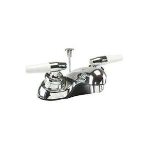  Non Metallic Two Handle Lavatory Faucet with Pop up 