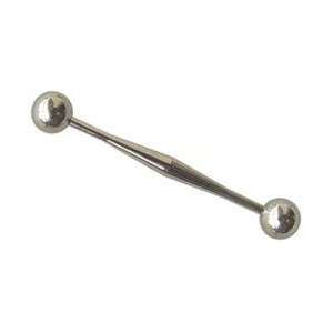    Custom Designed Industrial Ear Barbell UNIQUE TAPERED Jewelry