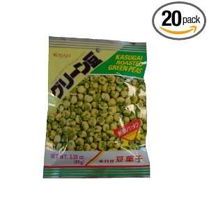 Kasugai Roasted Green Peas, 3.35 Ounce Packages (Pack of 20)  