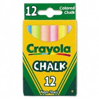  Crayola Non toxic Anti Dust White Chalk. (One Box) Toys & Games