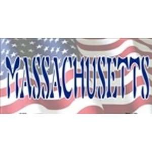  American Flag (Massachusetts) License Plate Plates Tags 