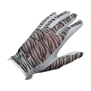  Evertan Womens Zebra Designer Golf Glove( COLOR White 