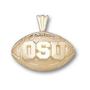  Ohio State Buckeyes 10K Gold OSU Football Pendant 