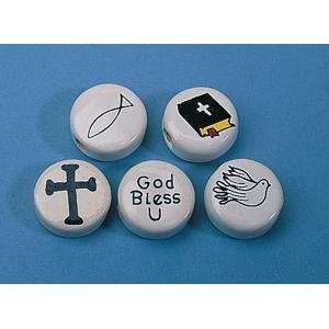    Christian Symbols Bead Assortment (Bag of 60) Toys & Games