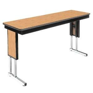   Adjustable Height Folding Leg Seminar Table 96 x 18