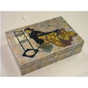  Japanese Woman Art Treasure Box 1004 t