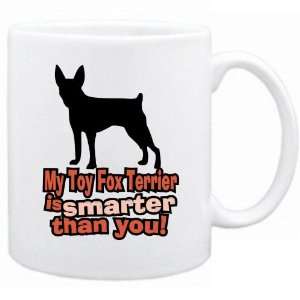  New  My Toy Fox Terrier Is Smarter Than You   Mug Dog 
