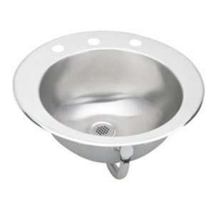 Lustertone 19 Top Mount Single Bowl Stainless Steel Bathroom Sink 3 