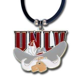  UNLV Runnin Rebels Logo Pendant w/Rubber Cord   NCAA College 