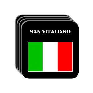  Italy   SAN VITALIANO Set of 4 Mini Mousepad Coasters 