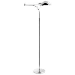  Floor Lamp with Flexible Head in Chrome Finish Everything 